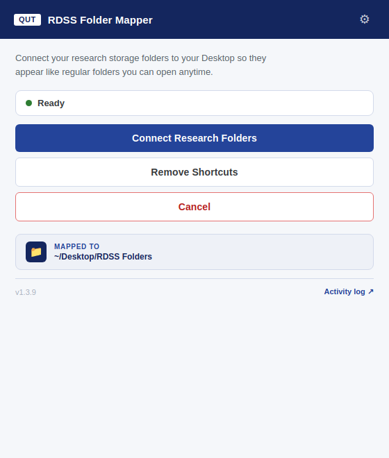 RDSS Folder Mapper GUI